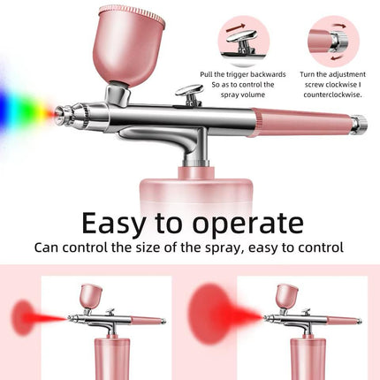 🌸 Aérographe Portable Sans Fil – Beauté & Nail Art Professionnel