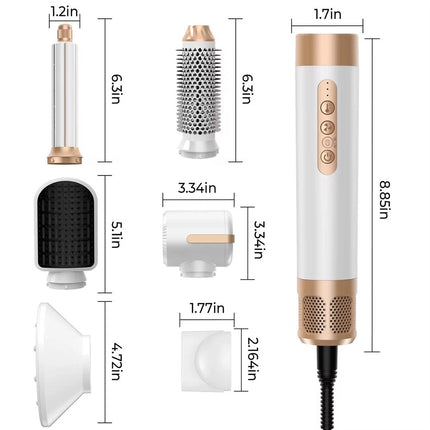 💇♀ Brosse coiffante multifonction 5 en 1